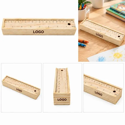 12-Color Wooden Drawing Crayon Set for Kids and Adults