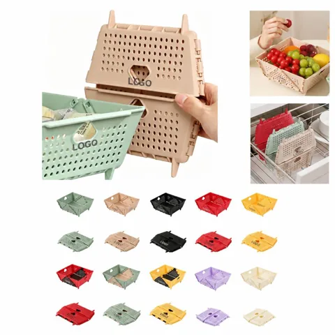 Collapsible Kitchen Colander Basket for Fruits