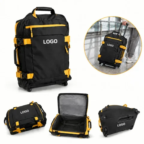 Large Capacity Lightweight Wheeled Travel Trolley Bag