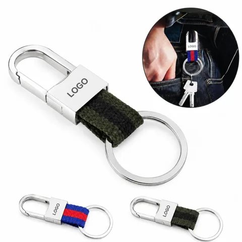 Durable Metal Clip-On Keyring for Keys and Small Accessories