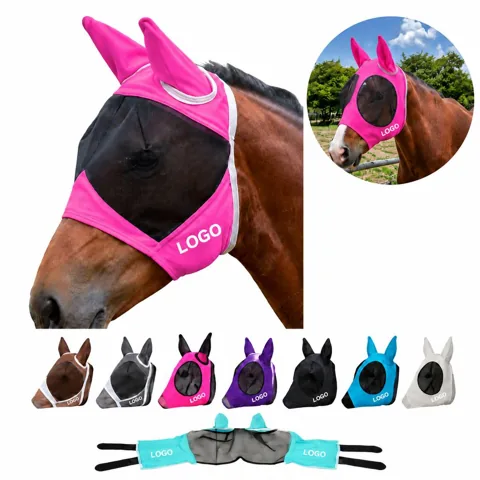 Equine Fly Mask with Breathable Mesh