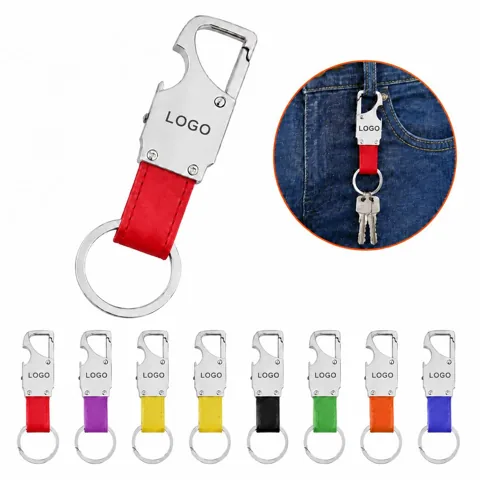 Metal Keychain Bottle Opener Compact Portable Design