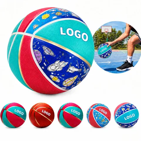 Indoor Outdoor Composite Leather Basketball Size 7