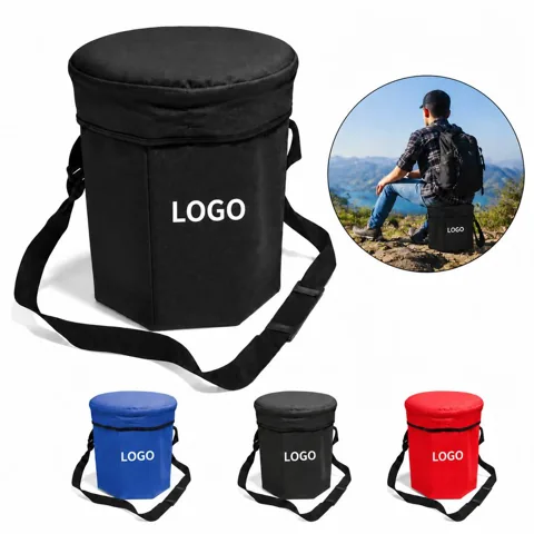Portable Insulated Cooler Seat Bag for Outdoor Use