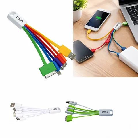 Multi-Device USB Charging Cable for Smartphones Tablets