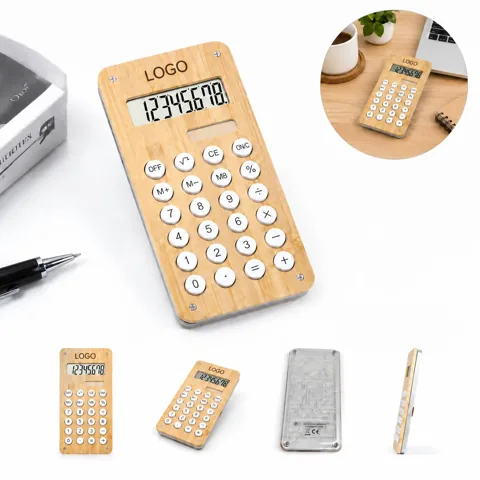 Solar Powered Desktop Calculator with Display Console