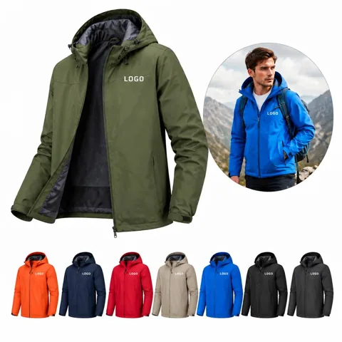 Waterproof Windproof Outdoor Hiking Jacket for Men