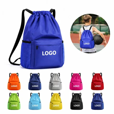 Customizable Water-Resistant Drawstring Gym Sack