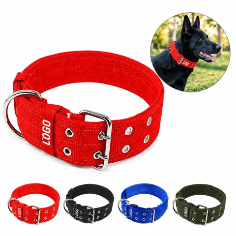 Adjustable Padded Dog Training Collar with Reflective