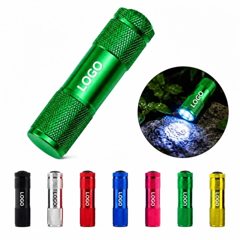 Compact LED UV Inspection Flashlight with Aluminum Body