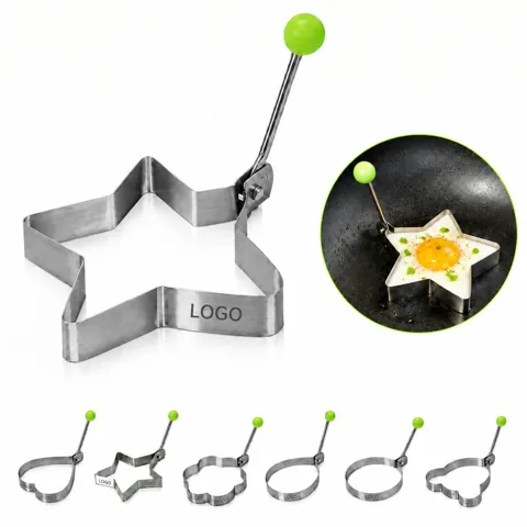 Stainless Steel Egg Rings for Uniform Fried Eggs