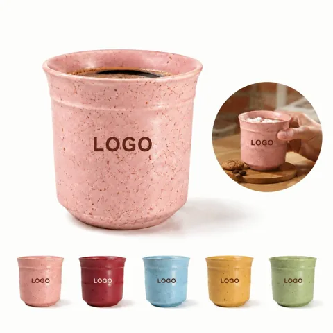 Retro Ceramic Espresso Cup with Glazed Finish