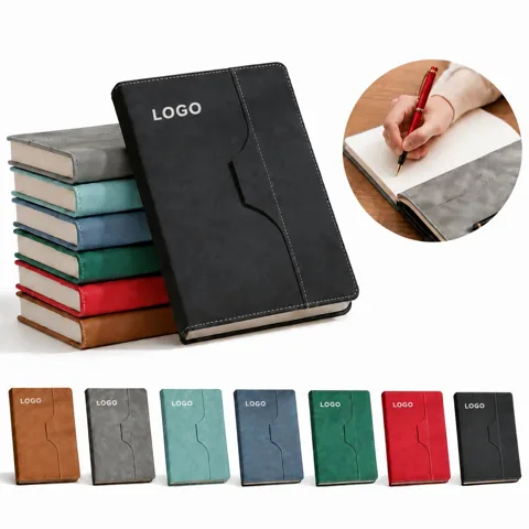 Premium Business Notebook with Pen Holder Compact