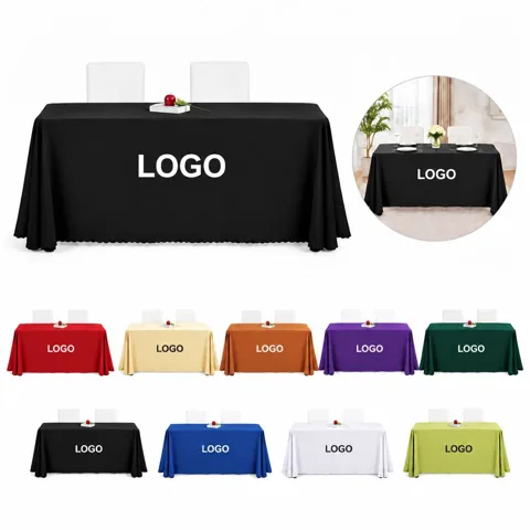 Custom Full Color Polyester Tablecloth