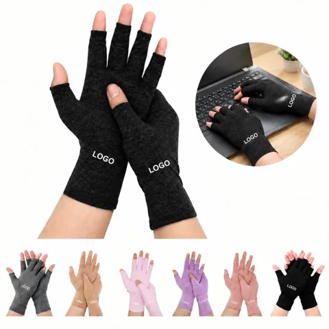 Fingerless Gym Gloves with Wrist Support and Palm Padding