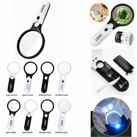 Illuminated Magnifier with LED Light for Close Work