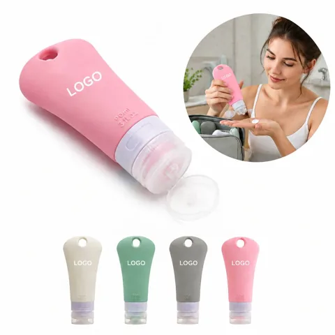 Portable Leak-Resistant Silicone Travel Bottles