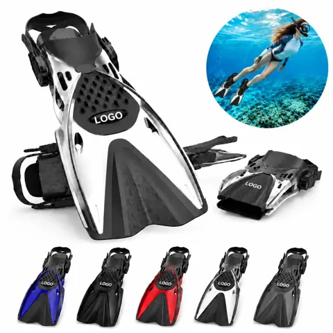 Lightweight Silicone Snorkel Swim Fins for Diving