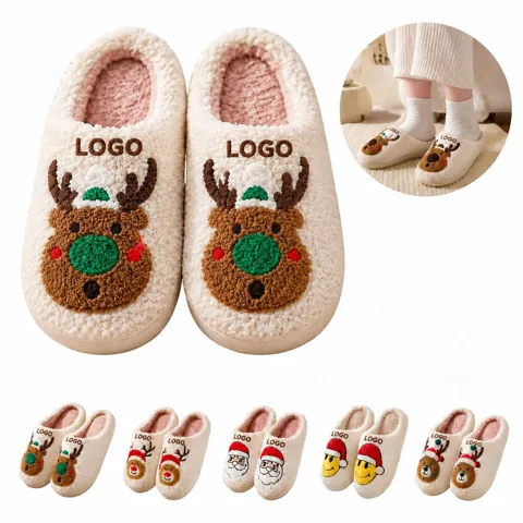 Unisex Breathable Cotton Indoor Home Slippers