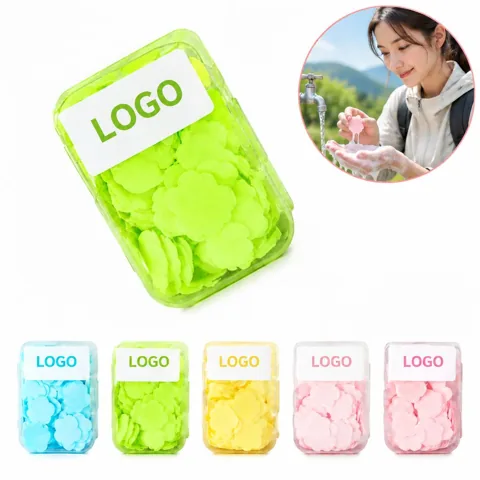 Portable Travel Soap Paper Flakes for Hand Washing