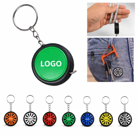 Mini Keychain Tire Tread Depth Tape Measure