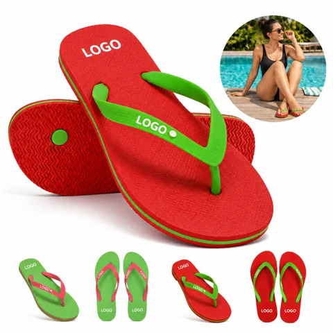 Non-Slip Rubber Sandals for Summer Beach and Casual Wear
