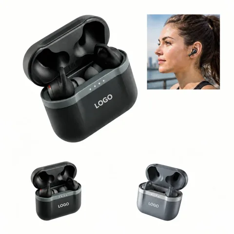 Wireless Bluetooth Earbuds with Charging Case and Touch