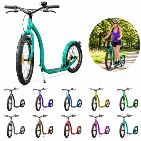 Kids Stainless Steel Balance Kick Bike for Ages 3-6