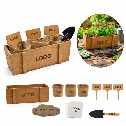 Indoor Herb Starter Kit with Self-Watering System