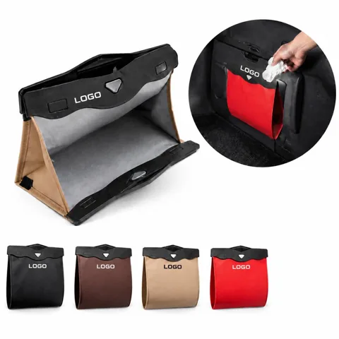 Car Interior Waste Organizer Bag with Secure Opening