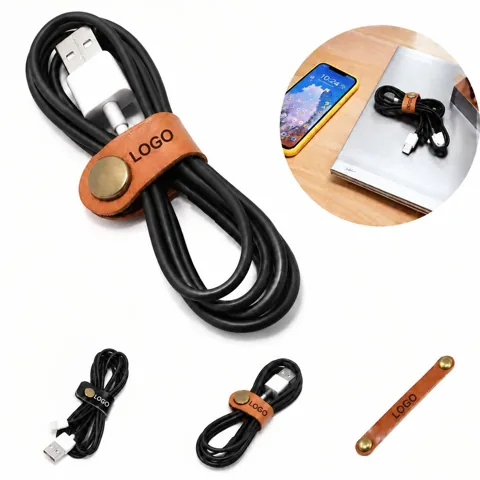 Tangle-Free Cable Wrap Organizer for USB Cords