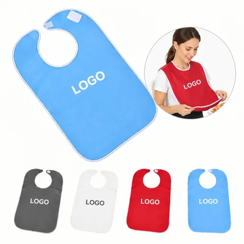 Adjustable Adult Dining Apron with Crumb Catcher