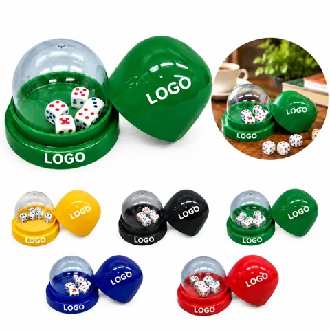 Shaking Dice Cup for Party Drinking Games, Transparent