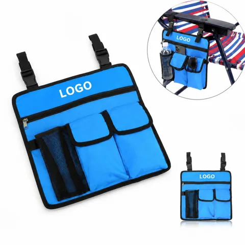 Side Chair Storage Organizer with Multi Pockets for