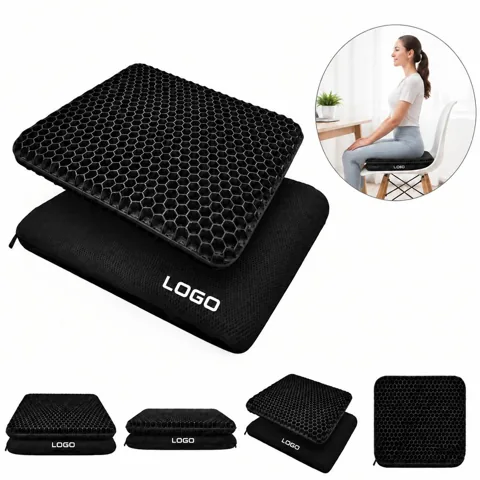Ergonomic Gel Seat Cushion for Pressure Relief