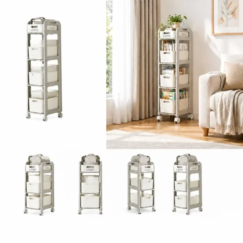 Rolling Drawer Storage Cart for Student Study