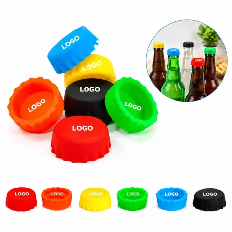 Reusable Silicone Cover for Beverage Bottles