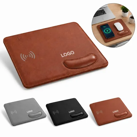 Wireless Charging Ergonomic Mouse Pad with Wrist Rest