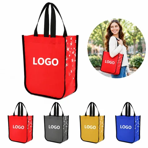 Laminated Shopping Bag with Rounded Corners