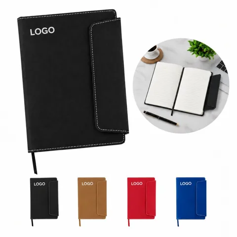 Hardcover Lined Journal Notebook with Elastic Closure