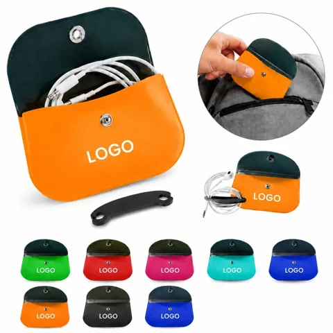 Personalized PVC Cord Organizer Wrap for Cable Management