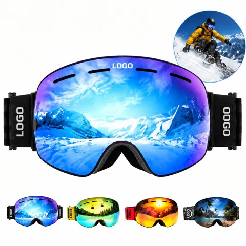Adult Ski Goggles with Detachable Lens System