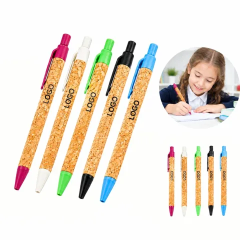 Wood Texture Writing Pen with Smooth Ink Flow