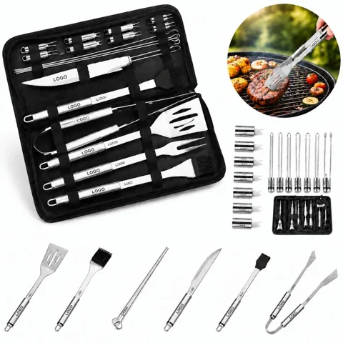 Multifunctional Stainless Steel Outdoor BBQ Tool Kit