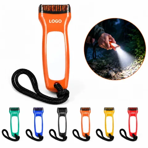 Portable Magnetic LED Flashlight with Base for Hands-Free