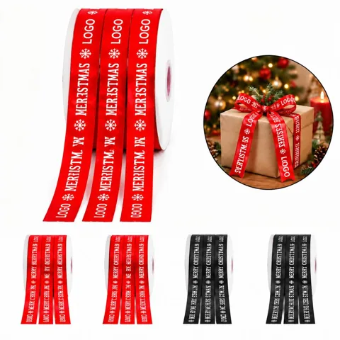 Printed Polyester Ribbon 50yd for Gift Wrapping Crafts