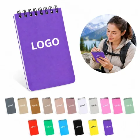 Compact Spiral-Bound Pocket Notebook for Notes and Ideas