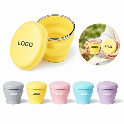 Foldable Food-Grade Silicone Cup for Travel