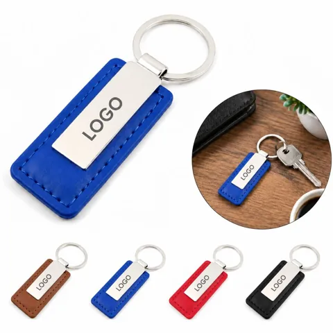 Genuine Leather Key Clip for Bags and Belts