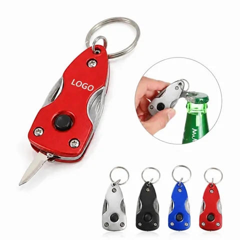 LED Light Folding Utility Knife for Camping
